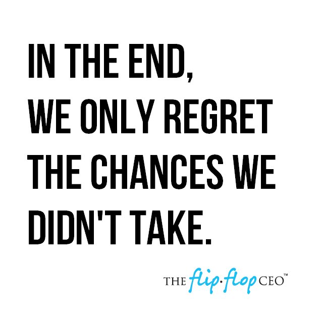 eWomenEdmonton's tweet photo. In the end, we only regret the chances we didn't take. ~ #quotes https://t.co/QOye3jnRKY