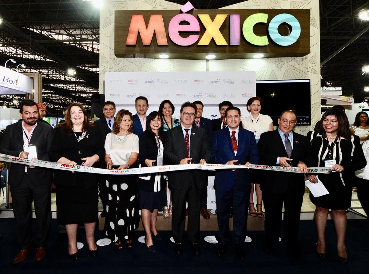 Mexico in the opening ceremony of the XLVI International Tourism Expo in Brazil @abavexpo #visitmexico