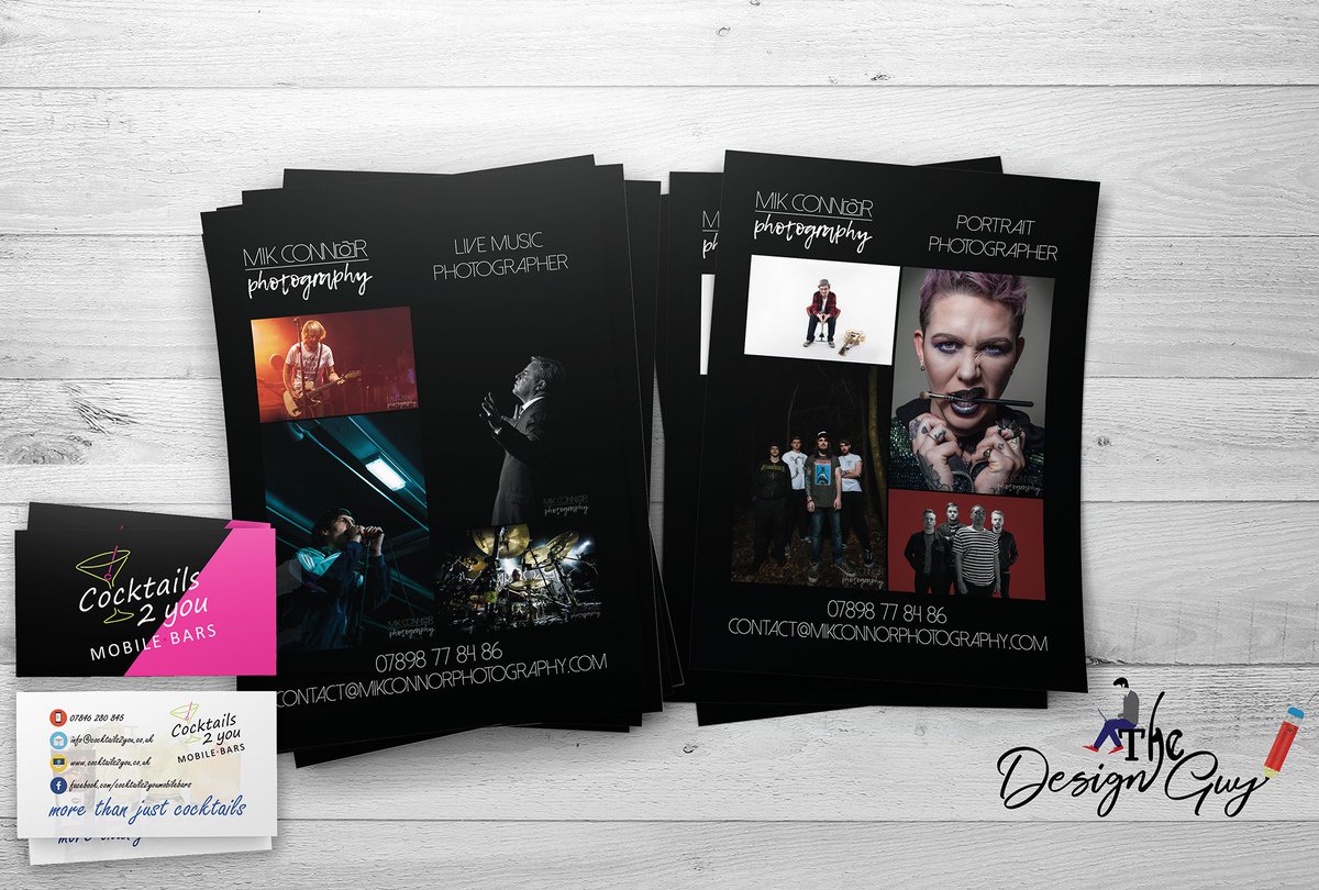 TheDesignGuyUK's tweet photo. In addition to my design work, I also provide a full range of commercial printing services. Check out these recent business cards and flyers printed for 2 valued clients. #thedesignguy #printing https://t.co/npyNLZRHGk