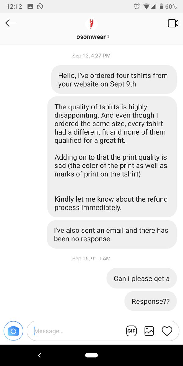 sayyamsachdev's tweet photo. @osomwear. Such a pathetic place to place online orders. #stop #making #fool out of your #customer
#stophiding and address the issue https://t.co/QtMNt8no4r