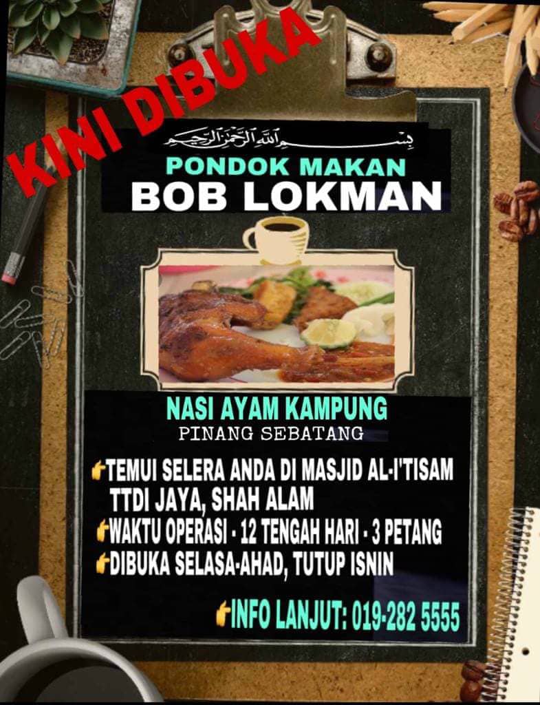 Saiful_tyler's tweet photo. Nasi ayam kampung bob lokman ada dkt shah alam skrg dpn maikoop masjid al i'tisam ttdi jaya. Marila datang try support business dia wlpn tgh sakit masih lg berniaga 👍 https://t.co/UythiNHC0P