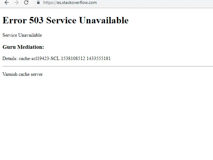PerroCalatito1's tweet image. #Stackoverflow #StackoverflowDown
