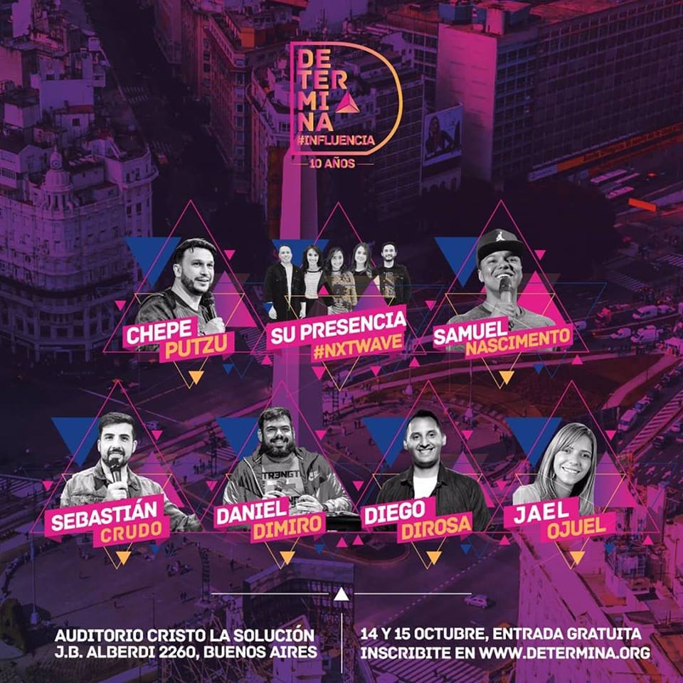 EL_SELLO_GRAFIC's tweet photo. #DETERMINA2018. Auditorio Cristo La Solución. JB Alberdi 2260, CABA. Con la participación de CHEPE PUTZU, SU PRESENCIA, #NXTWAVE, SAMUEL NASCIMENTO. Oradores: Sebastián Crudo, Daniel Dimiro, Diego Dirosa, Jael Ojuel. Entrada Gratuita. https://t.co/p6BKSLZmJc
#NoticiasCristianas https://t.co/ixa9ZWcLbm