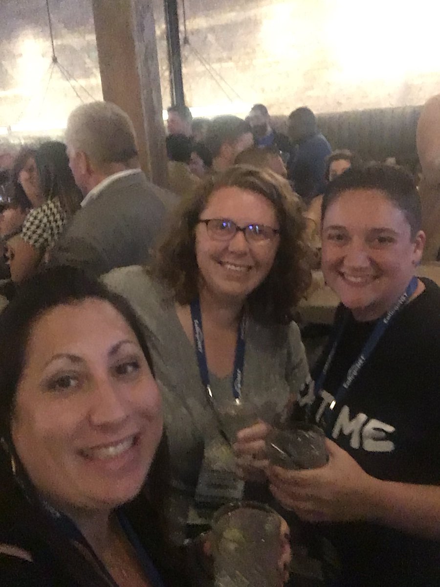 Nicole_BCAdm's tweet photo. It’s been such a great day at #NACAC18 with these two! @BreSimkinFAD @JuliaBCAdm https://t.co/7tFru2oPXu