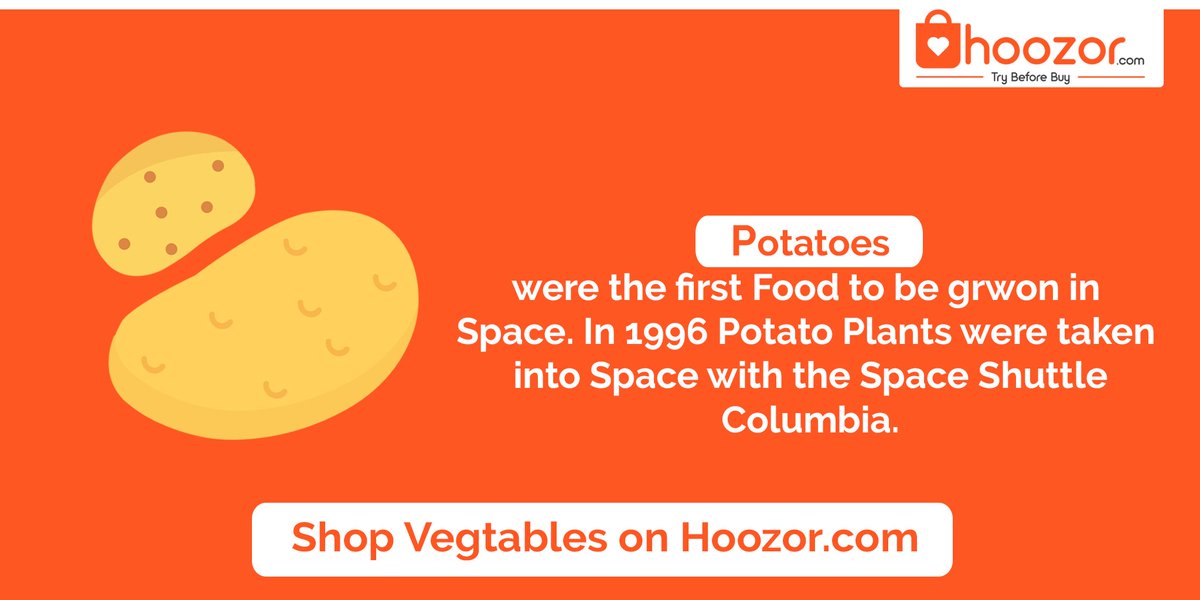 hoozor's tweet photo. #FactOfTheDay #Potato 
Shop Vegetables at Lower Prices on https://t.co/IZqIR6vDEQ
Lowest Price Guaranteed. 
#HoozorGrocery #Hoozor @hoozor https://t.co/YM4n3ZzmLY