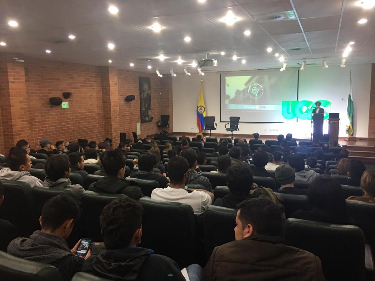 ULaGranColombia's tweet photo. #SemanaUGCIn
En el auditorio Simón Bolívar le damos una mirada a los ODS desde lo MEDIO-AMBIENTAL con el Arq. José Alcides Ruiz y el Ing. Camilo Torres como invitados 👏🌎 #TodosSomosUGC #UnaExperienciaDeVida https://t.co/iZ4VttW5uV