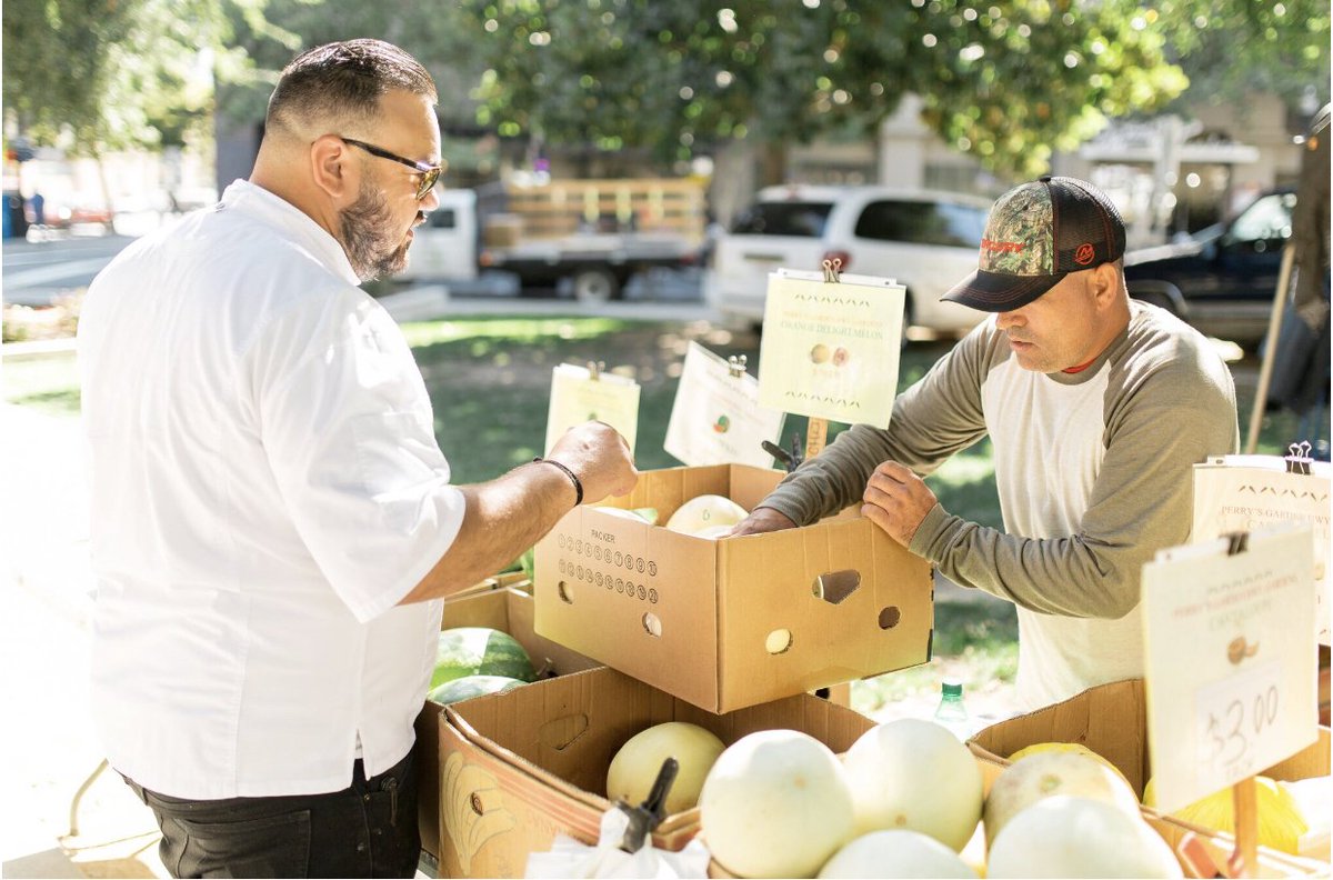 DineGrange's tweet photo. Though #FollowTheChef has come to a close, you'll still find us shopping the Farmers Market every week. Be on the look out for us and make sure to say "hello!" 👋😉

Fresh | Seasonal | Local | Artisan | Sustainable

#Grange
#ExactlyLikeNothingElse https://t.co/cTsMaQwp7U
