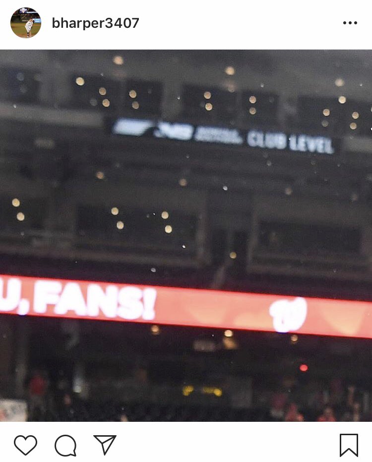 Steve_Perrault's tweet photo. Wherever Bryce Harper goes next year put it in his contract that he has to stop posting these collage IGs. Me oh my these produce some stinkers https://t.co/s7xXdCVOlU