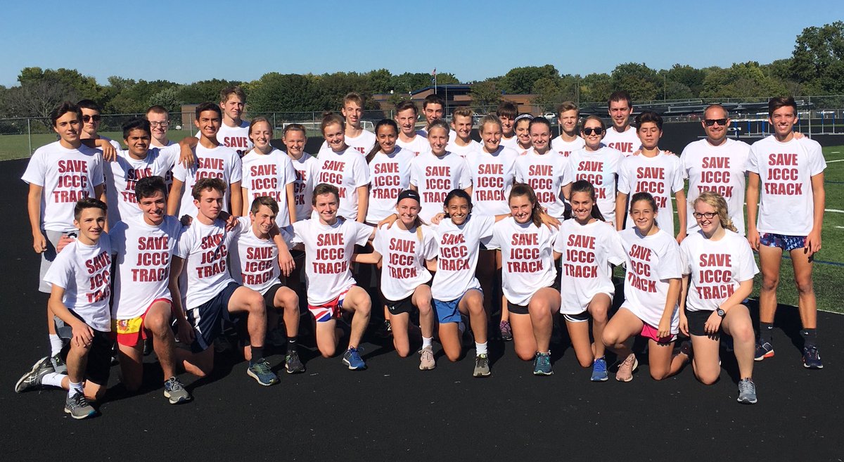 OSXCFalcons's tweet photo. Olathe South XC stands with @savejccctrack!! This sport deserves better. These programs deserve better. Do the right thing @JCCCtweet.
#SaveTheTrack #SignThePetition https://t.co/K3e3i4XCru