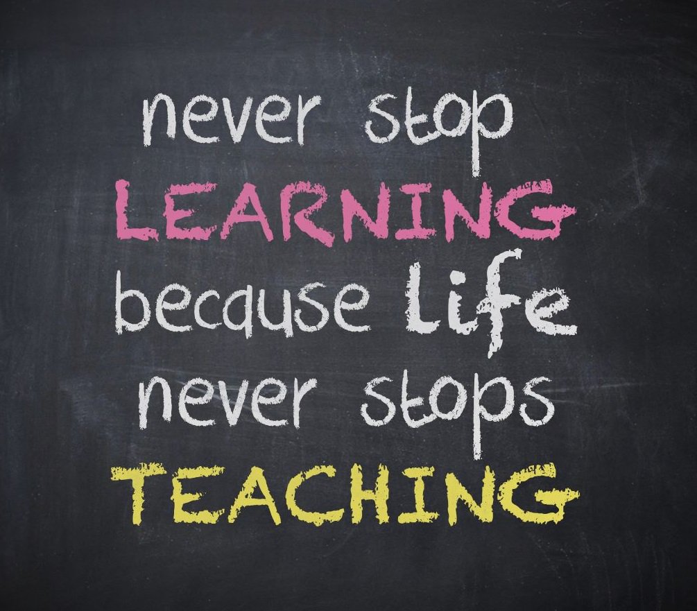 Internetcultura a Twitter: ""NEVER STOP LEARNING BECAUSE LIFE ...
