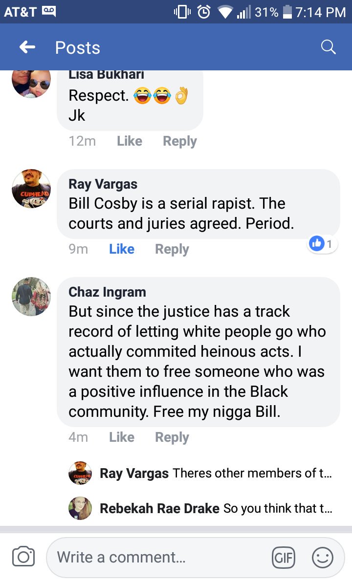 Bekahray1's tweet photo. This is what is wrong in this world. This right here. #fuckbillcosby #MeToo #BillCosby #RapistInChief #IBelieveHer https://t.co/1N1BSzgeIo
