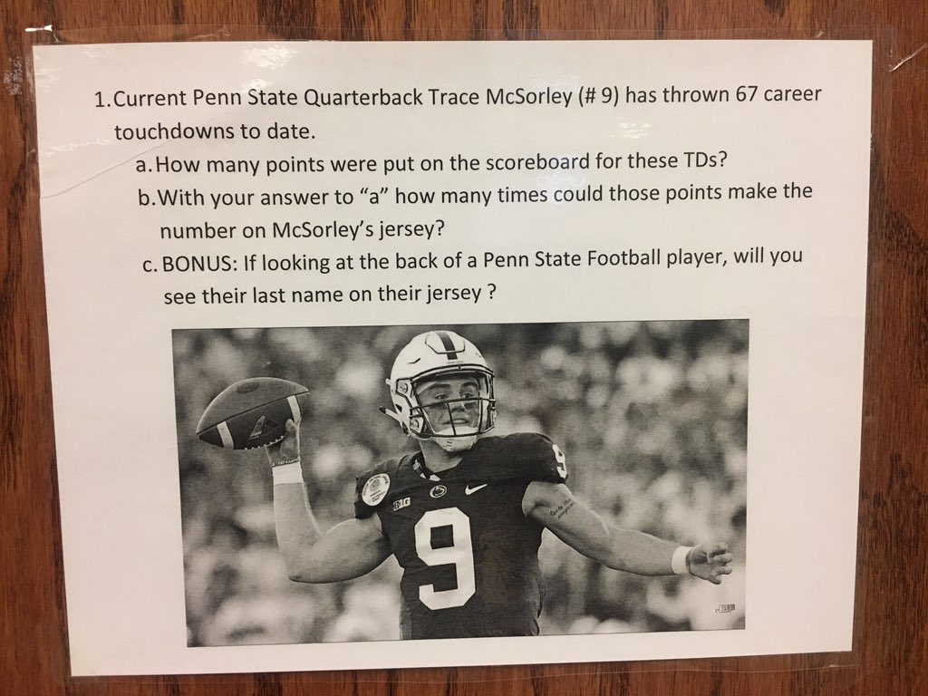 BeckerAngelaM's tweet photo. I spent ALL week trying 2 find a way to teach my students conversions without worksheet-ing them to death. FINALLY I came up with this great idea to make my Friday as well as theirs a great experience. WE ARE! #PennStateProud I'll be dressed blue/white and have some pom poms too! https://t.co/YVaw3h4Zcx