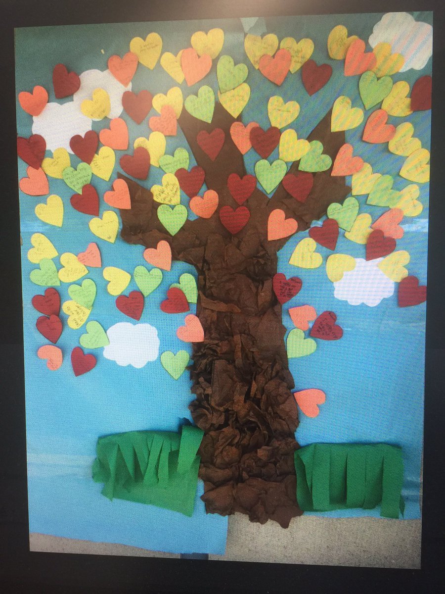 TruTigers's tweet photo. Truman 3rd graders pledging Goodness for all with post it note affirmations on the Kindness Tree!#dsusdHello https://t.co/vZ6zhnCwDp