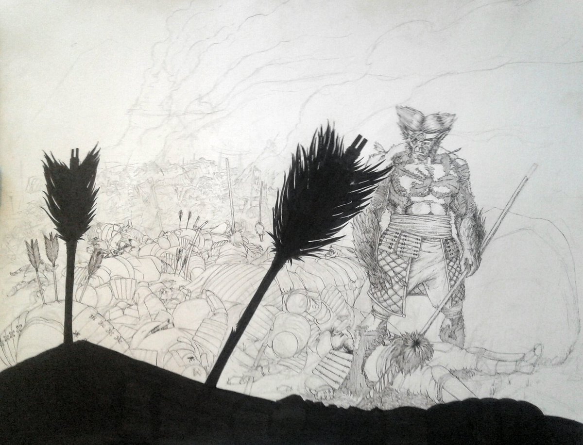 TankFerretArt's tweet photo. Getting back to it... #XMen #Samurai #Beast #WarWarNeverChanges https://t.co/cLcqRfBI5M