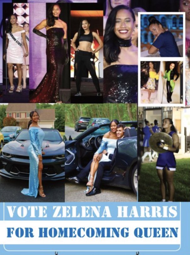 NACINOPAQOUTURE's tweet photo. Dover High Seniors! Vote ZELENA HARRIS for HOCO QUEEN!💙💙💙💙 #SeniorSenator #ClassOf2019 #SenatorPride #MyZee #DoverHighCheerCaptain #RollingThunderDrumline #TrackAndField #FFA #AngelEliteAllStarCheerleader #4.0GPA #3Jobs #NacinopaQouture #NacinopaQandidz #NQ #PaparaZeeMomager https://t.co/73sAMq8XSt