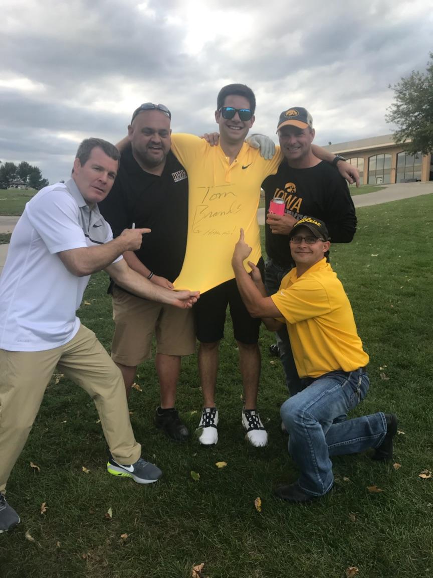 Thepattybear's tweet photo. Another great day at a @HWC_wrestling golf outing with @TomBrandsHAWK and @MstarWrestlin . #supportTHEhawks https://t.co/rFLQWFH9G8