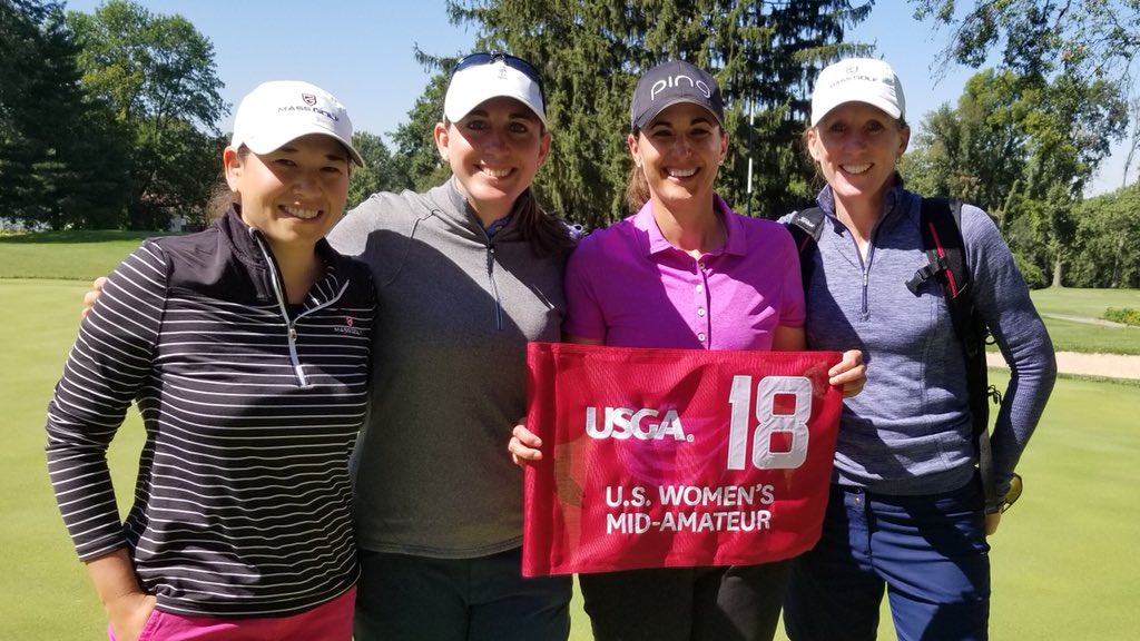 PlayMassGolf's tweet photo. #SquadGoals like ya read about at the @usga #USWomensMidAm Championship! https://t.co/EJKwhVZWvu