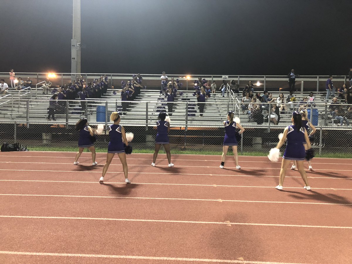 CoachRhoden's tweet photo. Got that W tonight in a good one!!!! MRHS 27 - Taylor 25 #TeamMav #mrhscheer https://t.co/mABknLYFlF
