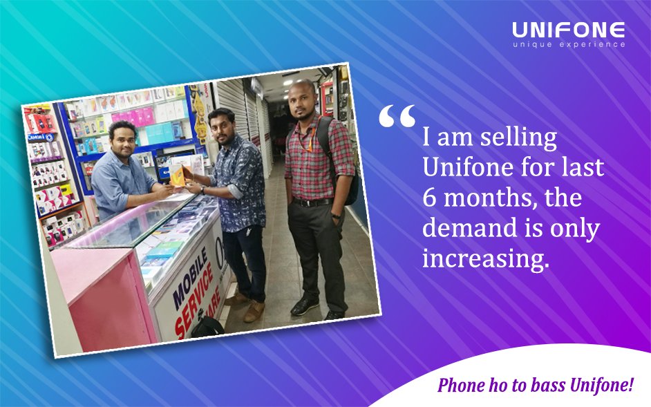UnifoneC's tweet photo. Not just Unifone customers but even our trade partners are happy. They say that the demand is only increasing. We have a fast growing distribution network, so you can find us at the nearest store. #unifonemobilecommunication #phonehotobassunifone #bestmobilebestprice https://t.co/Nub1Ixeahs