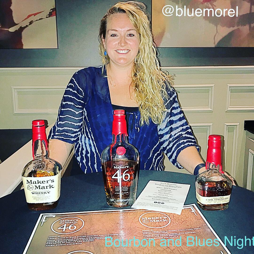 BlueMorel's tweet photo. Maker’s Mark Bourbon and Blues Night. An amazing tasting including Maker’s46 and Cask Strength. Great music by @tiphaniedoucet what was your favorite Maker’s Mark cocktail tonight?
@bluemorel #bluemorel #makersmark #makers46 #makersmarkcaskstrength #bourbon #whiskey https://t.co/zZKBSYKmQ8