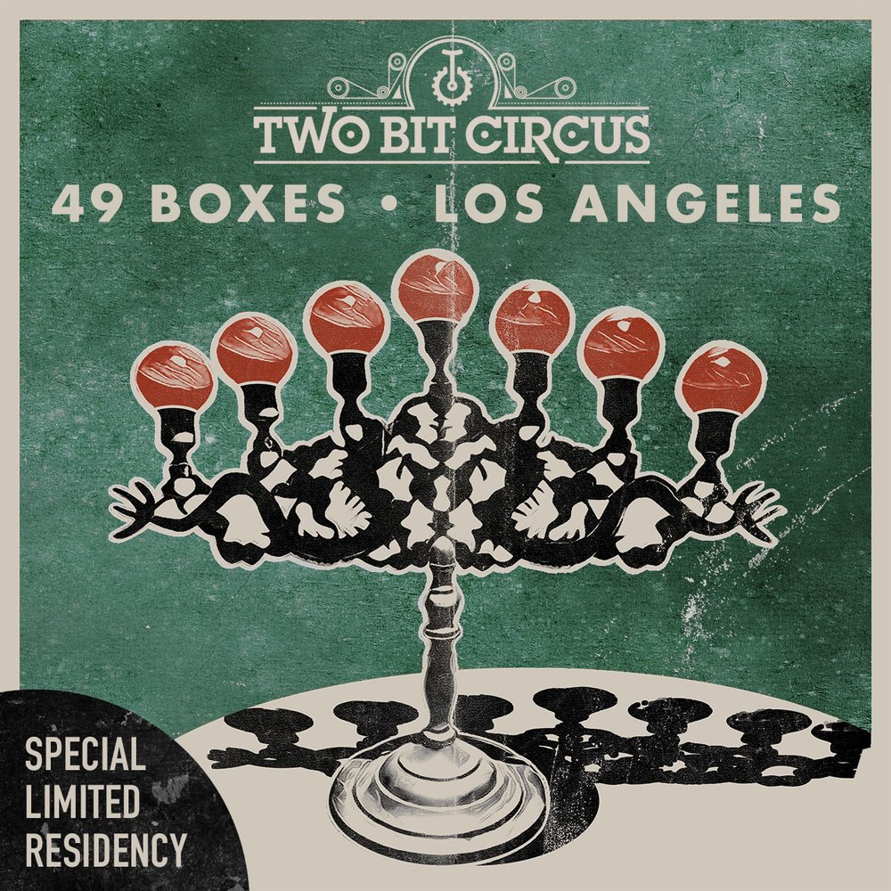 TwoBitCircus's tweet photo. Get ready for a marvelous mystery at the Circus! @ActuallyNPH said “The 49 Boxes blew my mind. And that’s not easy to do.” Learn more about this immersive storytelling puzzle experience at https://t.co/xSI2G3pOuP

#49Boxes #2BCimmersiventertainment https://t.co/84HB8gKEDs