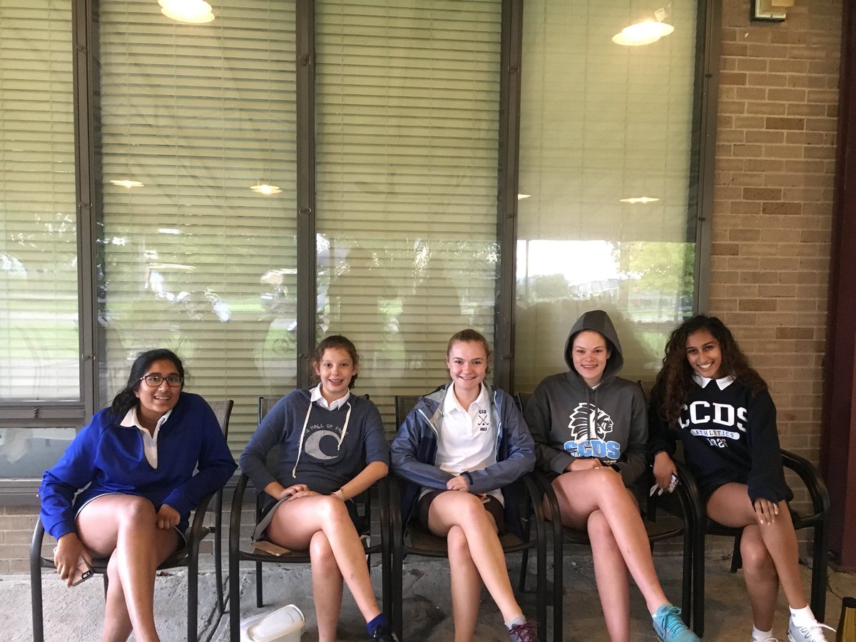 patdunn58's tweet photo. CCD girls golf team all smiles after vanquishing Waynesville, Reading, Madeira, and Mid Christian, and more rain in sectional. @TonyJaccaci @CCDSathletics @CCDSHirsch @CCDSCoachRoss @ccdladieslax https://t.co/0nYvOjBBBF