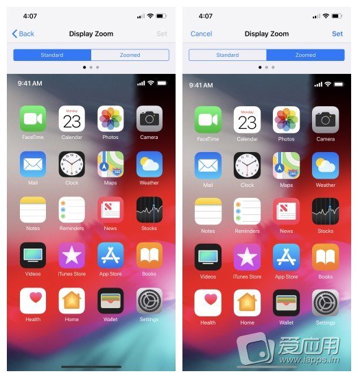 iappsim's tweet photo. 「同步放大」显示缩放功能回归 外媒：多了个买iPhone XS Max而非XS的理由 https://t.co/A7ca6jwOpE https://t.co/Ur8ynKQUXq