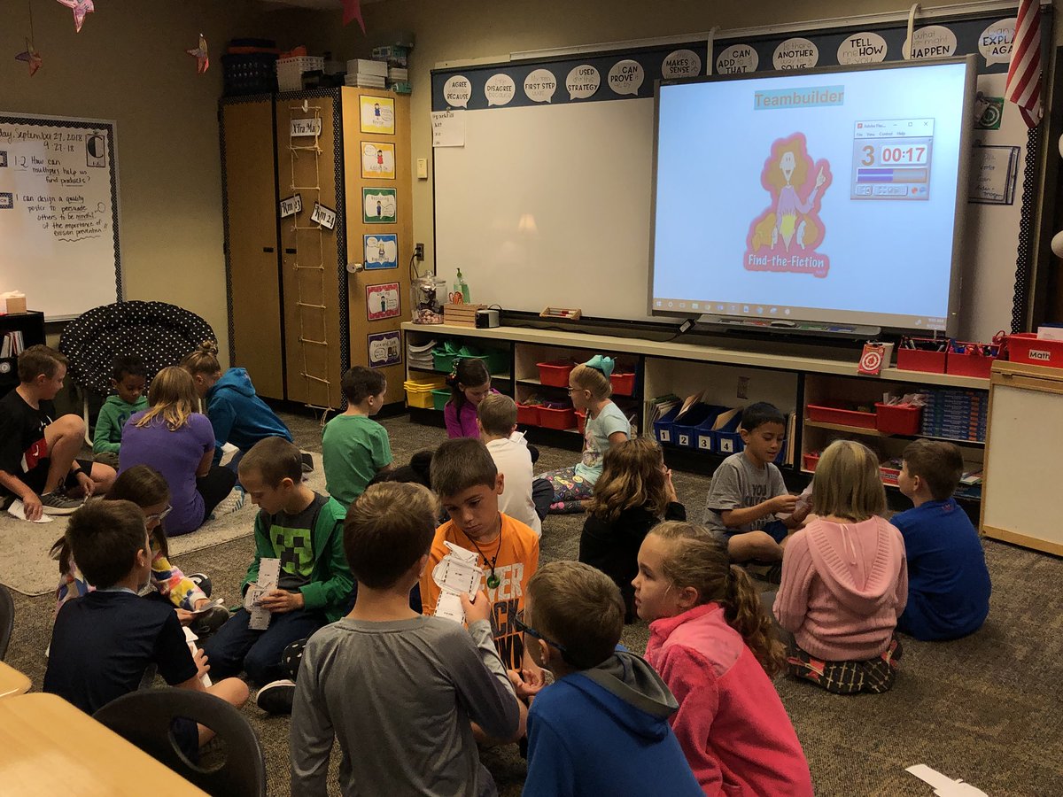 MrsSmithGators's tweet photo. Teambuilder Thursday with #Findthefiction #KaganADED https://t.co/oDobF24efU