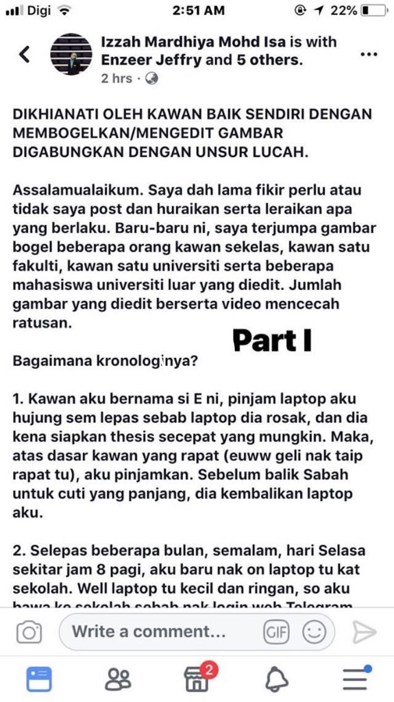 UpsiRespect's tweet photo. Hati2 ya gaiss . Semoga pelaku nya itu mendapat balasan yg setimpalnya. Dan semoga dapat dijadikan pengajaran kepada semua orang. 

Credit to: Izzah Mardhiya https://t.co/bSIsh0nXYx