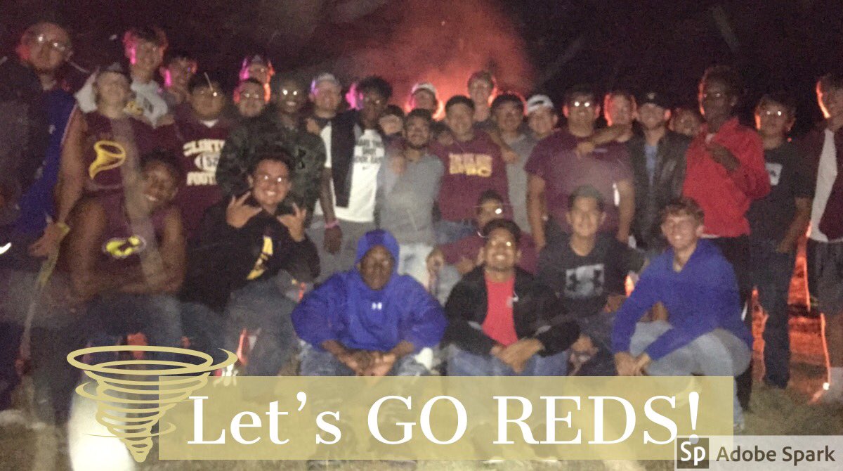 GauntTonya's tweet photo. Let’s GO REDS! #cpreds #RedTornadoFootball https://t.co/30BJSuHCN3