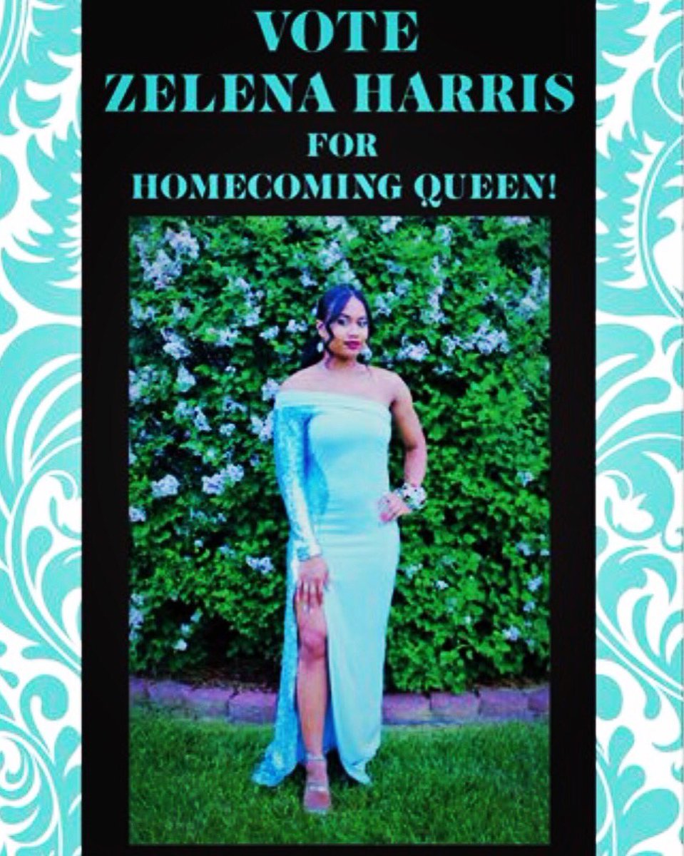 NACINOPAQOUTURE's tweet photo. Dover High Seniors! Vote ZELENA HARRIS for HOCO QUEEN!💙💙💙💙 #SeniorSenator #ClassOf2019 #SenatorPride #MyZee #DoverHighCheerCaptain #RollingThunderDrumline #TrackAndField #FFA #AngelEliteAllStarCheerleader #4.0GPA #3Jobs #NacinopaQouture #NacinopaQandidz #NQ #PaparaZeeMomager https://t.co/NfEIVtzUAK