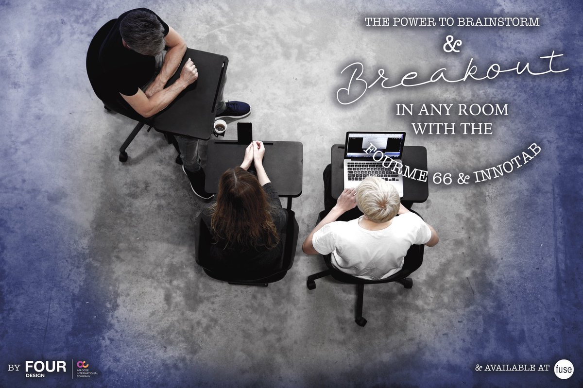 fusefurniture's tweet photo. Breakout into the #weekend! #FourMe #friday #FourMe66 #innotab #breakout #brainstorm #innovative #oceedesign #fourdesign #fuse #ocee #design #fusefurniture #seating #chair #furniture #office #comfort #stateoftheart #style #creative #spacesaver #brisbane #australia #follow #like https://t.co/l7hOWpHSkk