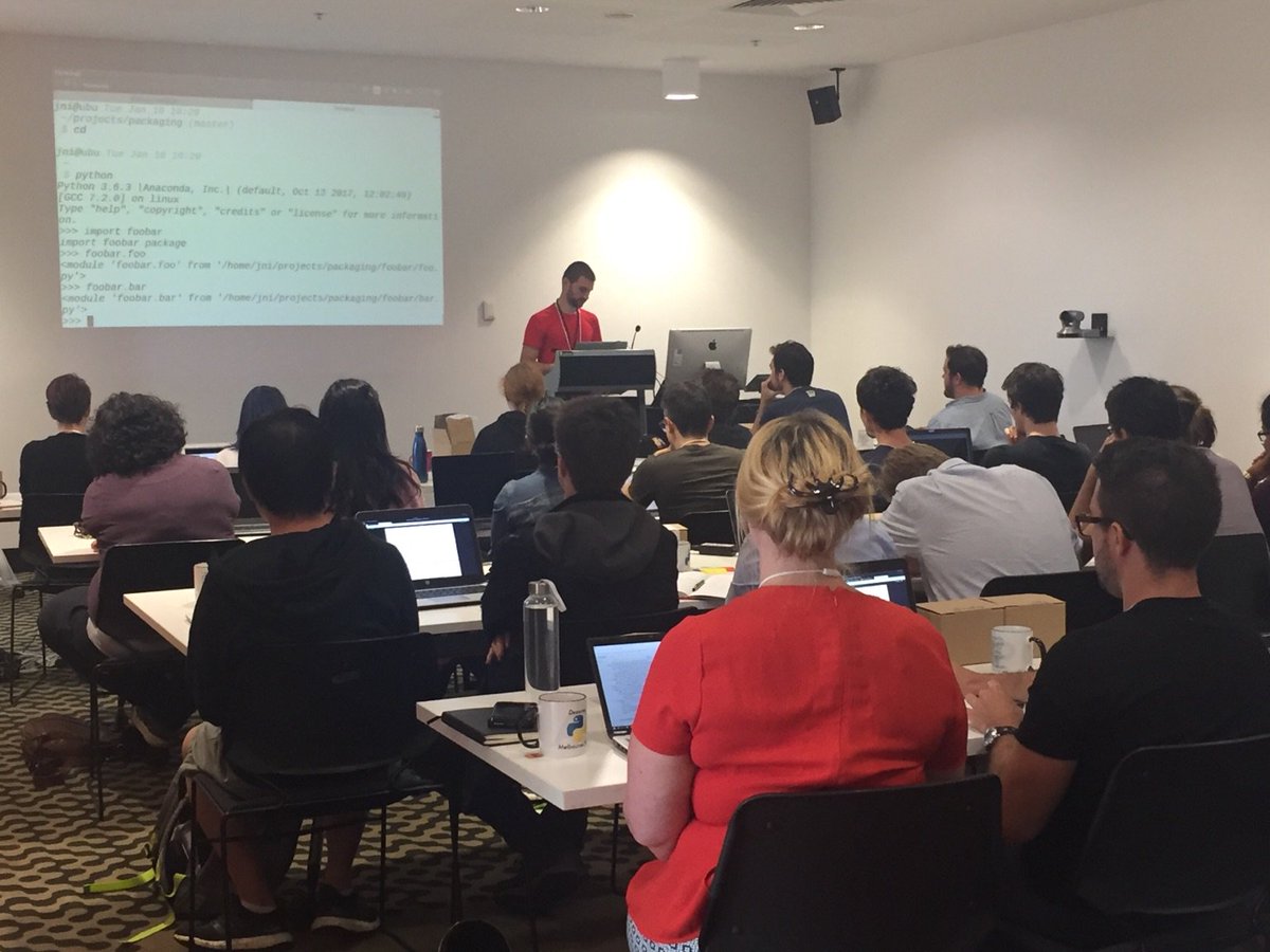 scipyschool's tweet photo. Flashback Friday! Hard at work at the last Asia Pacific fork of the Advanced Scientific Programming in Python school. Apply now to join us inCanberra, January 2019 at https://t.co/Go6C90v49D

#scientific #computing #geosciences #astrophysics #ecology #R&amp;D #chemistry #mathematics https://t.co/NGCITDmj3G