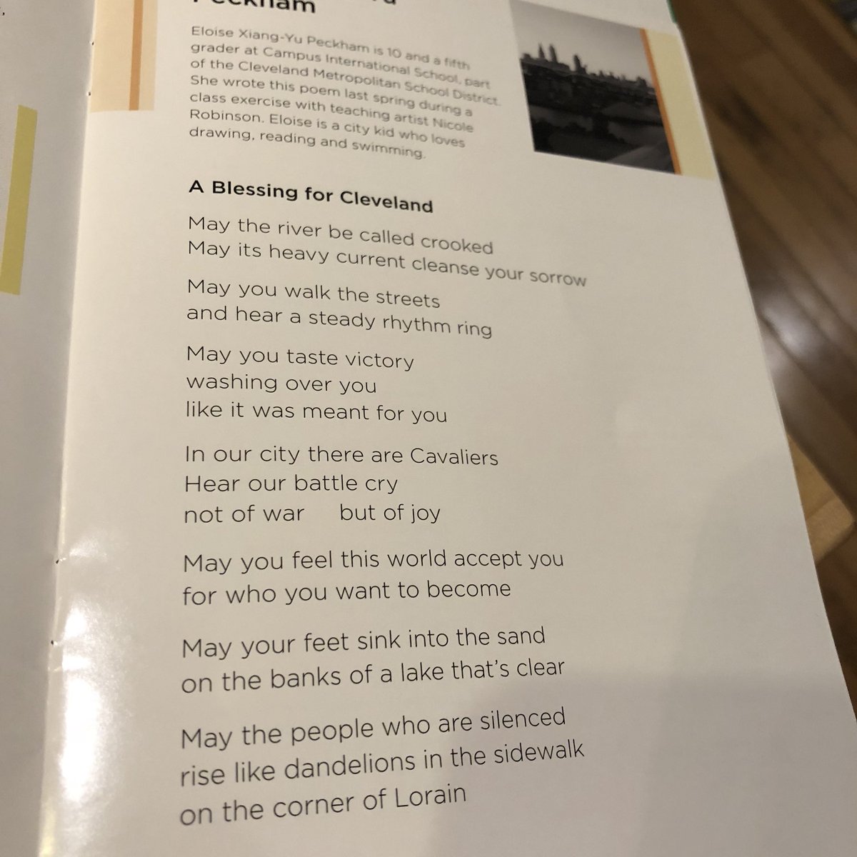 LAND_Gp's tweet photo. @CommunitySolsED @MrsPeckham So Proud of that kid❤️! Thank you @CommunitySolsED. Thank you @AnisfieldWolf @CleveFoundation for boosting confidence and believing in young artists. It means the world to them. Here is Weezie P’s poem “blessing for Cleveland” https://t.co/OoiDDMhELj