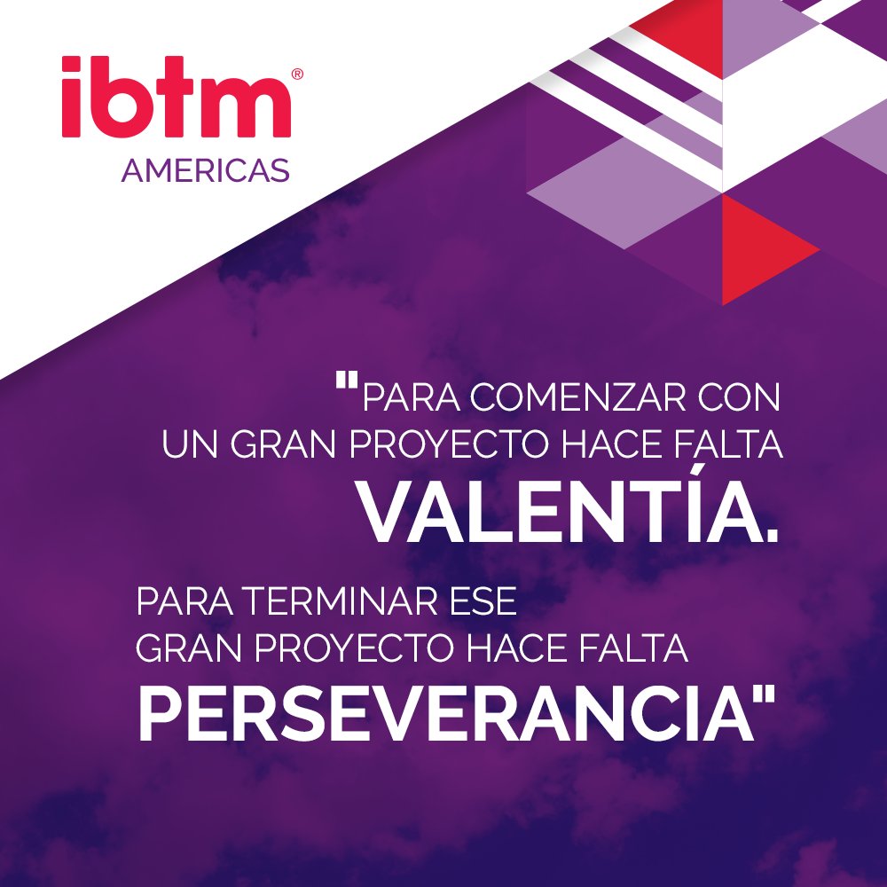 En IBTM Americas, creemos que el trabajo duro nos ayudará a generar eventos y experiencias que llenen las expectativas de nuestros expositores, visitantes y ponentes a través de nuestros proyectos #IBTMAmericas #eventprofs #DiaInternacionalDelTurismo