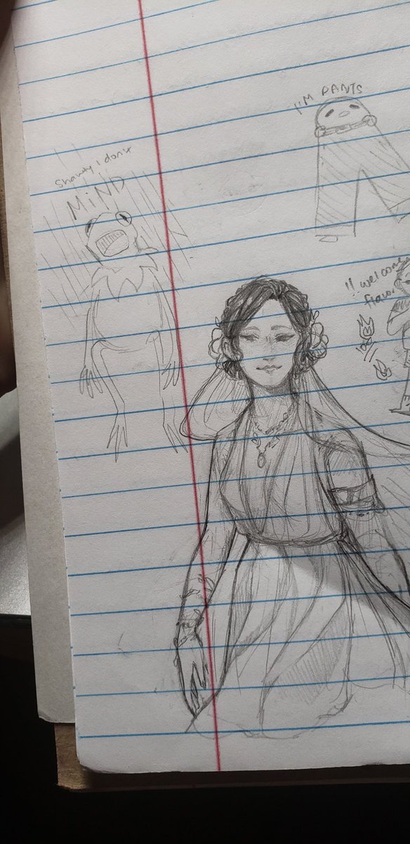 The duality of my class doodles is truly astonishing 