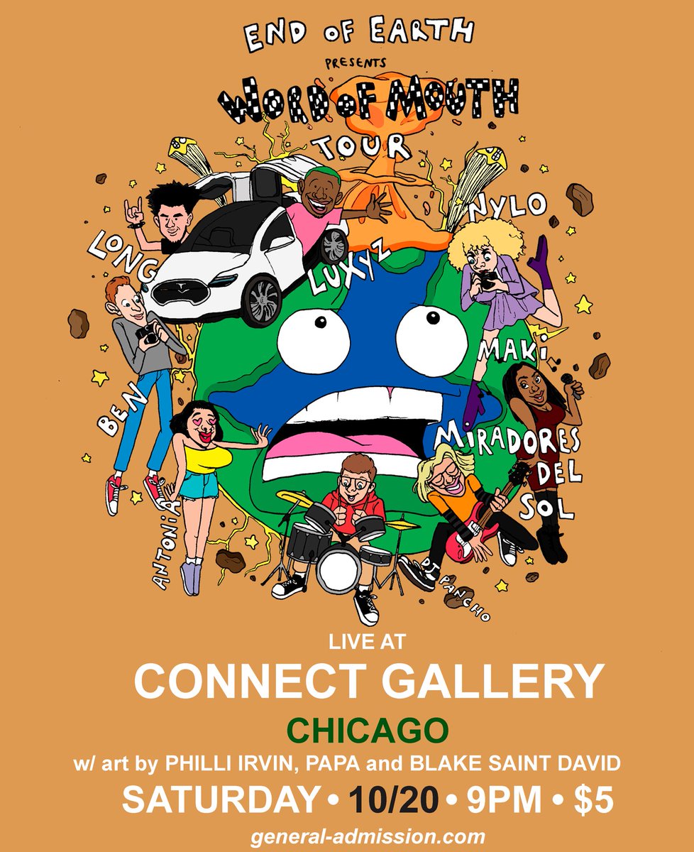 GAmpls's tweet photo. 🔥🔥🔥 #CHICAGO 🔥🔥🔥
        MUSIC, ART, TACOS? 
          SATURDAY 10/20 
    🔹CONNECT GALLERY🔸
R&amp;B to Rap to Punk let’s goooooo🔌🔌🎉🗣😍🏁🚁🔊🔊💽📷🕹 https://t.co/72Rn7cbnzN