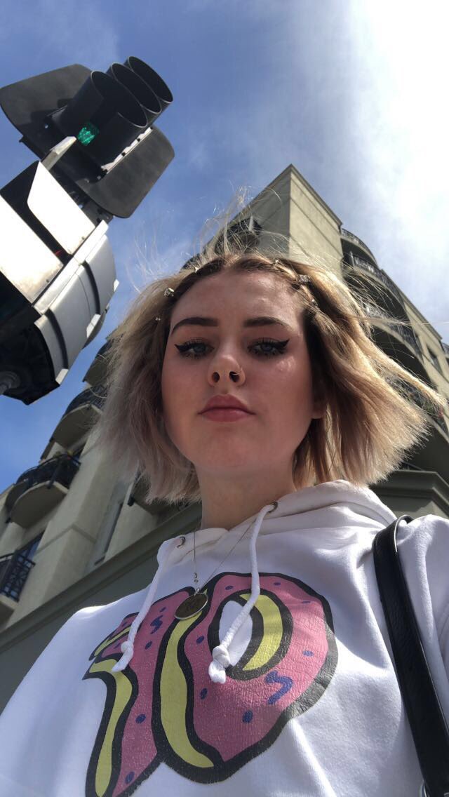 maddie69420's tweet photo. left the house wearing this. have run into everyone i’ve met in my life since birth. it’s not going well #killpeople #burnshit #fuckschool https://t.co/cRxsvrfmYh