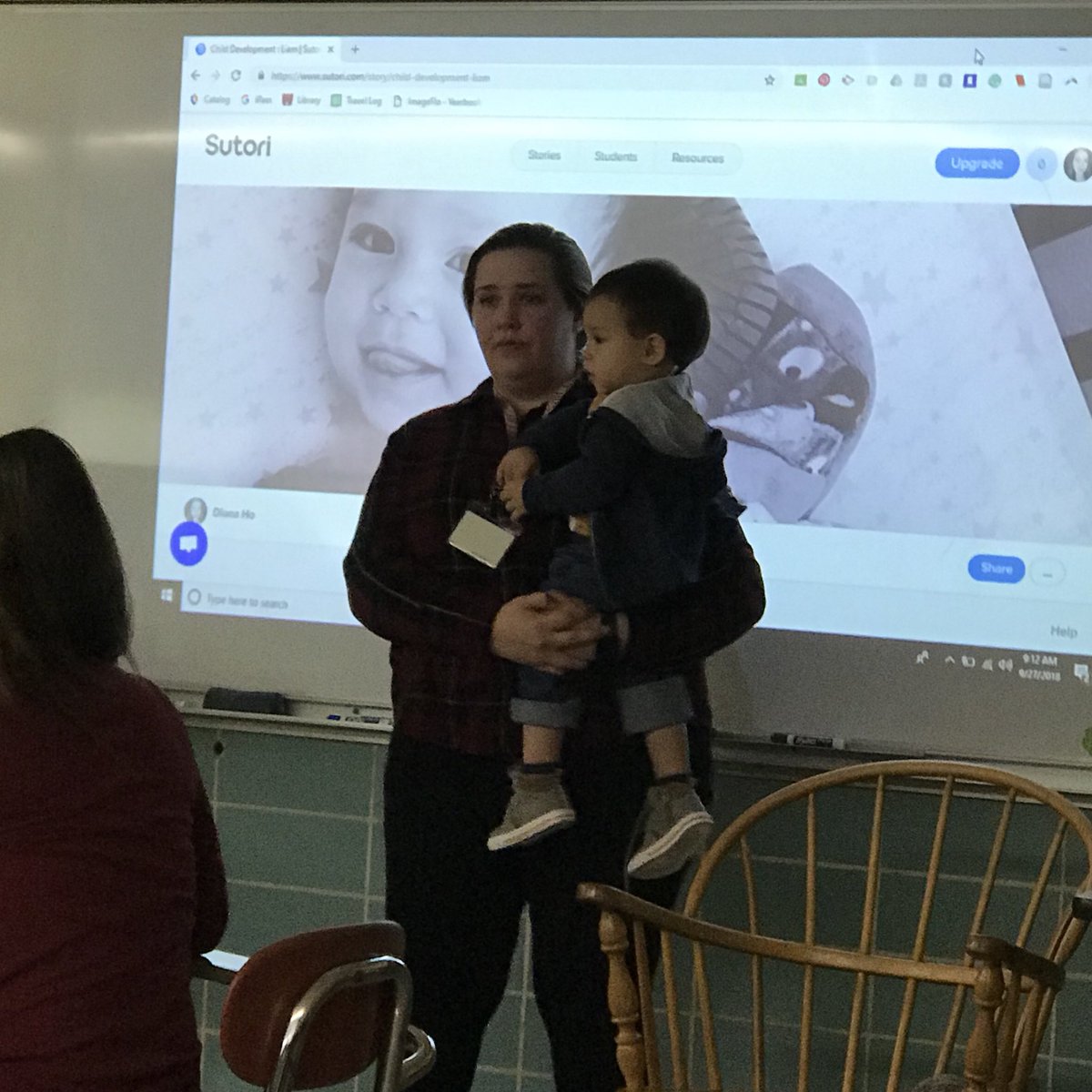 MsBurkeWHS's tweet photo. Thank you to Mrs. Ho and Liam for being guest speakers in Child Development today! Everyone learned so much. And there were lots of smiles and laughs to be had (thanks to the awesome antics of little Liam). @VolpeReads @WmhsThereal https://t.co/fF2Yi5mNq7