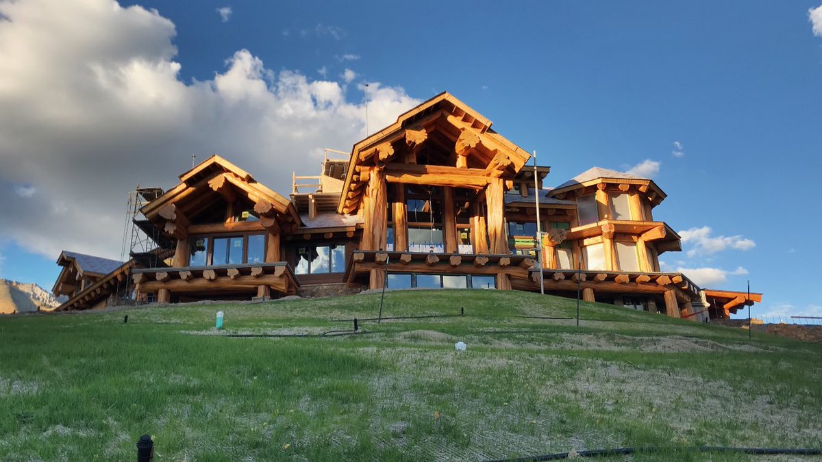 Progress in Telluride Colorado !Stunning house!