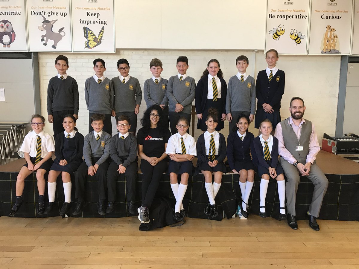 stjohnscen20's tweet photo. September 2018 - It’s the return of #InspirationalAssemblies @stjohnscen20 with a truly inspiring charity @MSF_uk  Medecins Sans Frontieres #WeHelpEveryone https://t.co/VcY5SrdPd2