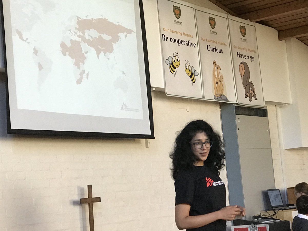 stjohnscen20's tweet photo. September 2018 - It’s the return of #InspirationalAssemblies @stjohnscen20 with a truly inspiring charity @MSF_uk  Medecins Sans Frontieres #WeHelpEveryone https://t.co/VcY5SrdPd2