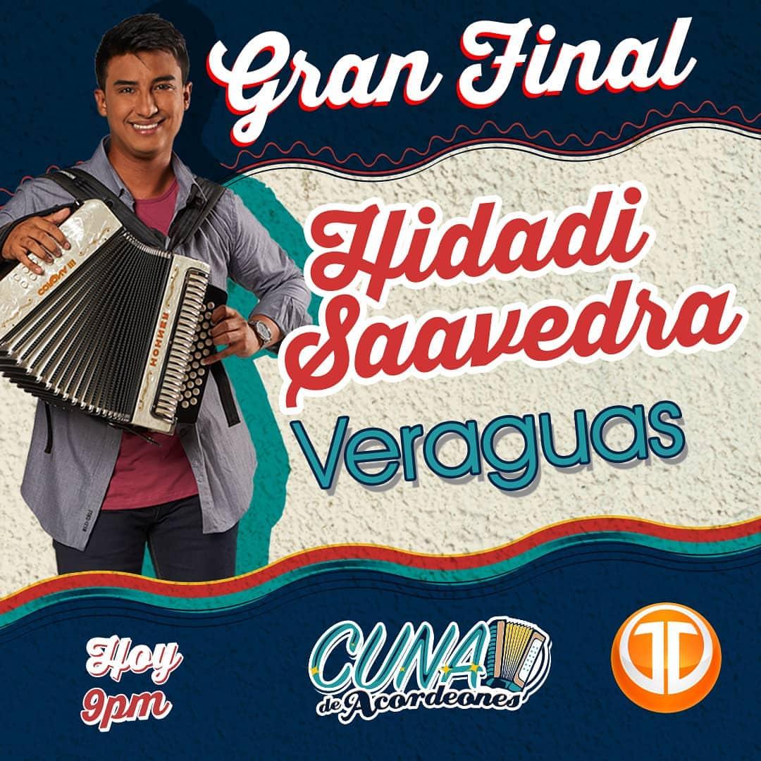 Telemetro's tweet photo. ¿Y la gente de Veraguas que dice? 👇🔥🔥🔥 ¿Será Hidadi el nuevo campeón? ¡Dejen todos sus mensajes de apoyo aqui! 👇👇👇#LaFiestaDelPueblo @CunaAcordeones https://t.co/1SMtUNhYpA