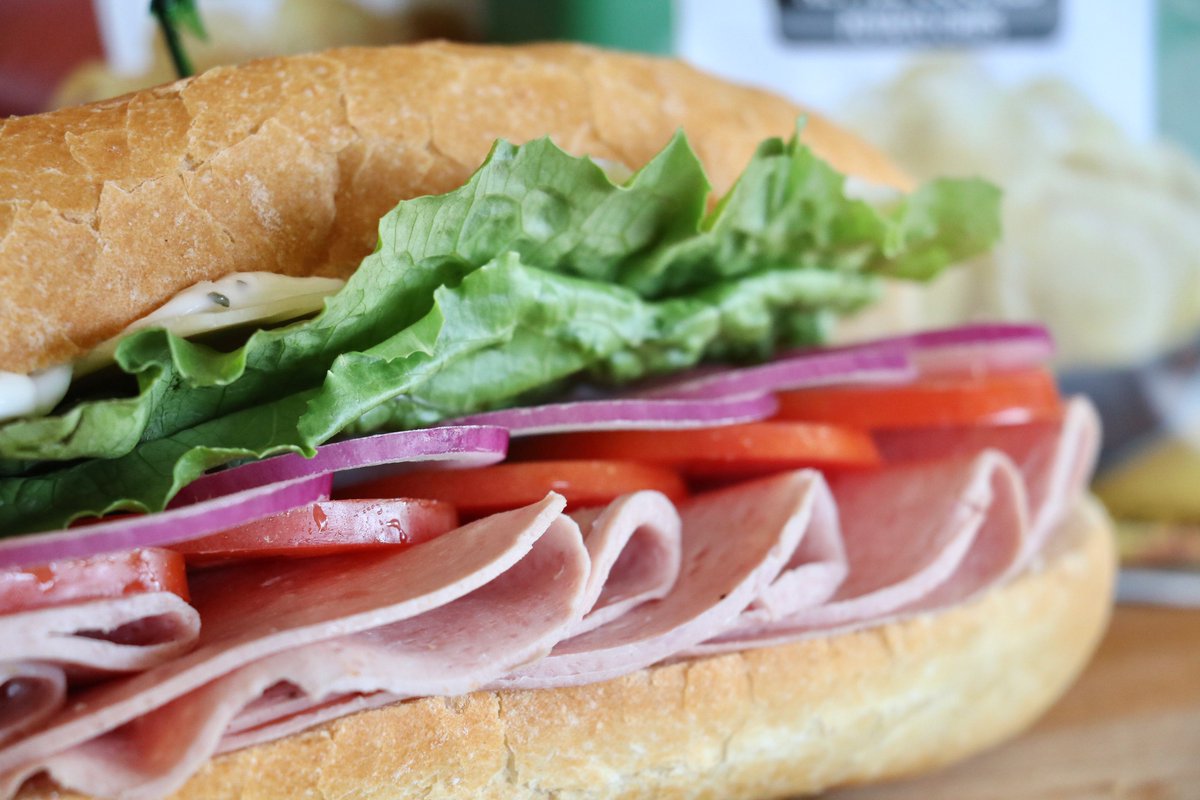 BCDBelleview's tweet photo. Fresh, tasty, great quality! We’ll cover all of your “bases” with the delicious “Basecamp” on baguette. This number features german bologna, Jarlsberg, tomato, red onion, romaine lettuce, and garlic mayo! #BackcountryDeli #Basecamp https://t.co/cOSBHPqCNR