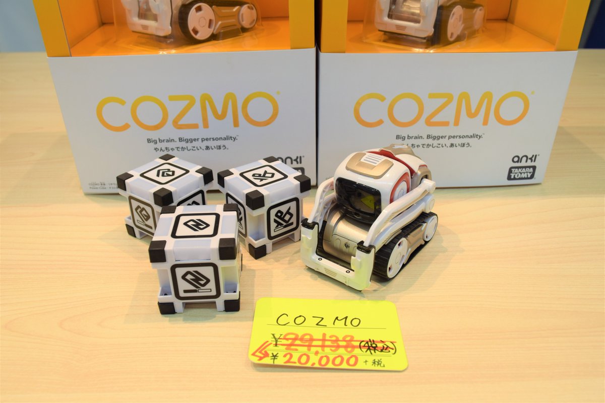 robot_shop's tweet photo. 【決算セール実施中!!!】
cozmoはあなたの顔を認識し、一緒に遊ぶほどなついてくれます!
ぜひお家に連れて帰ってあげて下さい(*'▽')
#決算セール #cozmo #お得 #STEM教育 #Vduino #工作教室 #ロボット相撲 #RobotSumo
#マクソンモータ #MakerFaire #ROBOTSHOP #ロボットショップ https://t.co/31AhV6TVQX