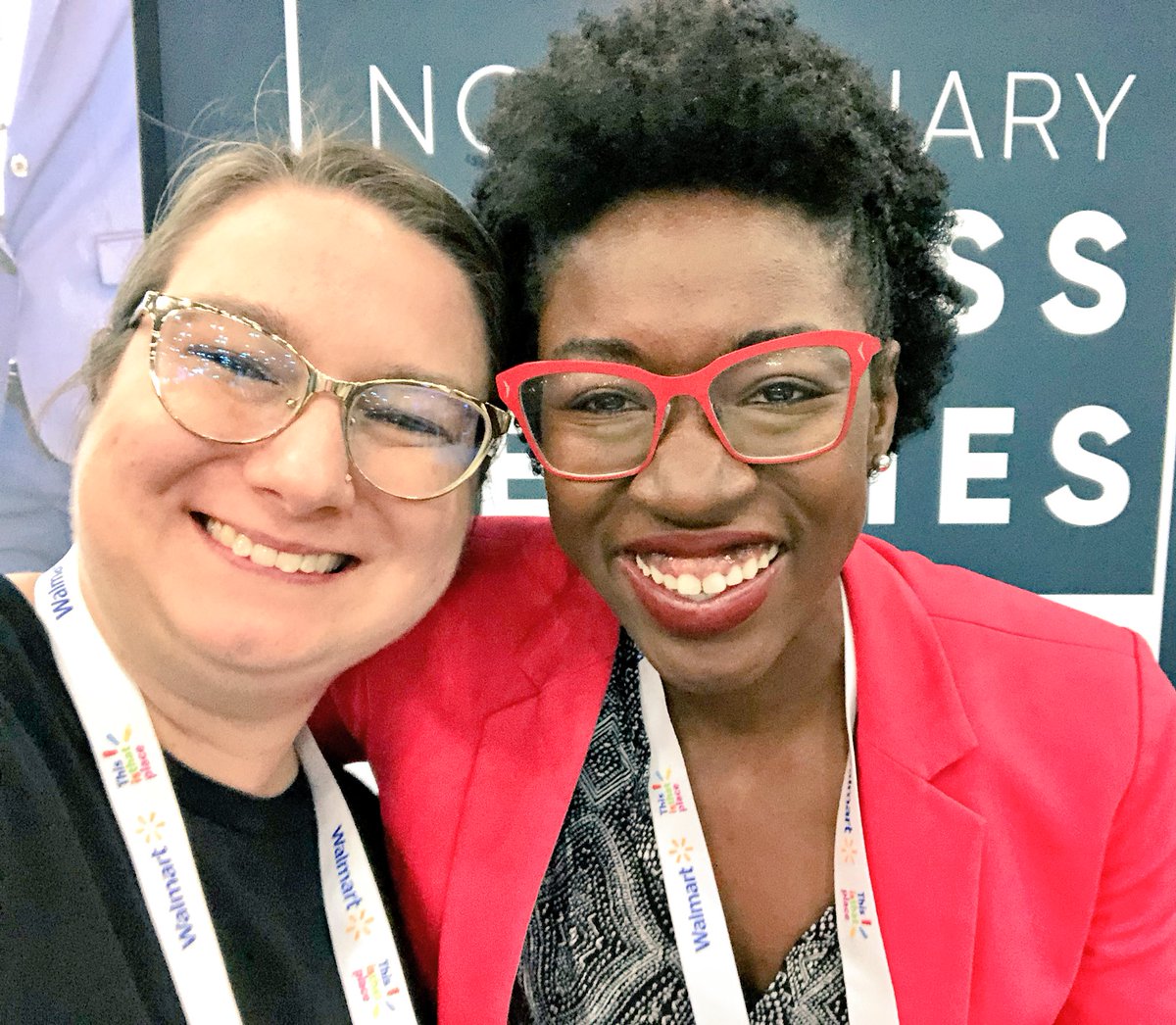 I got to meet @jovialjoy today at the @lesbiantech booth, right after she performed, “AI, Ain’t I A Woman?” I sincerely hope to further her work to fix injustices in #AI. I can’t describe how much #SheInspiresMe. Definitely my favorite part of #GHC18 so far.