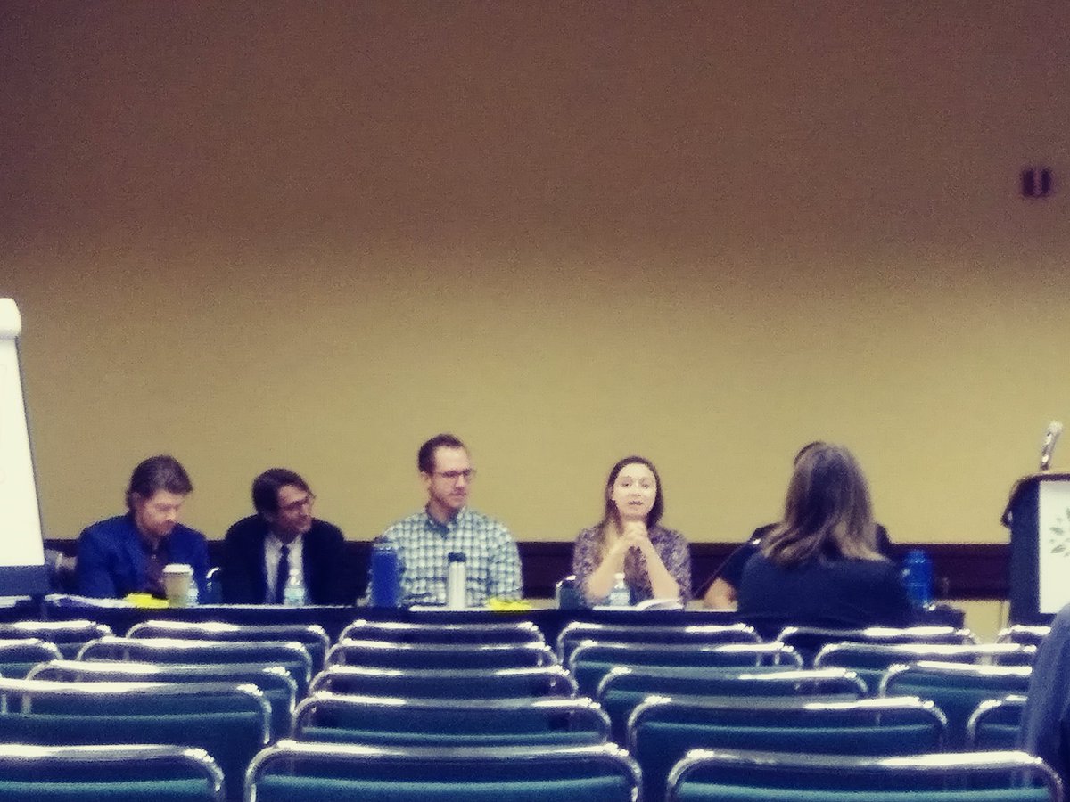 theparkitech's tweet photo. Great panel discussion....  We should have more sessions on Wednesday morning...   These last sessions were great but not well attended....   #NRPAConference https://t.co/poE9jaKeO7