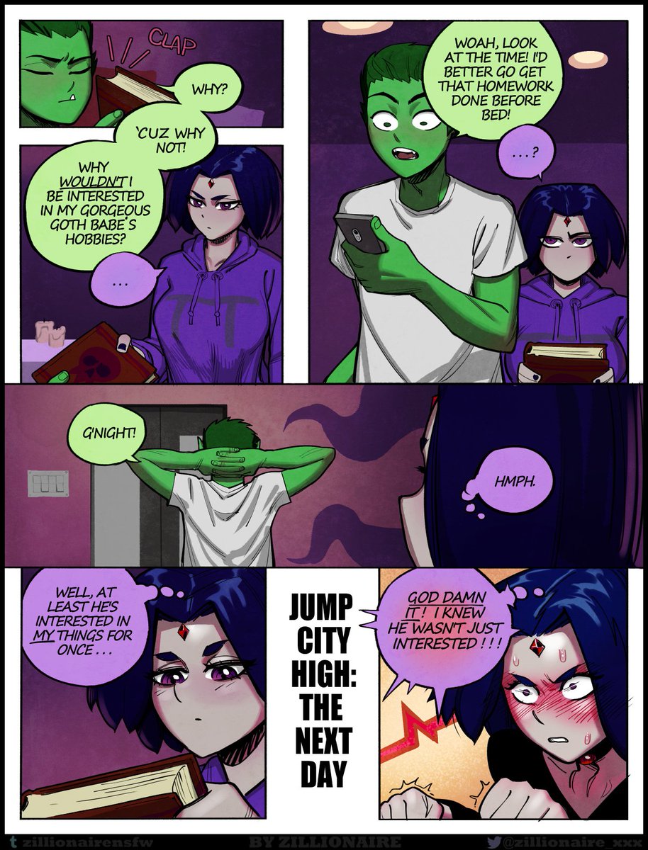 Page 2!#luckelsscomic #teentitans #raven.