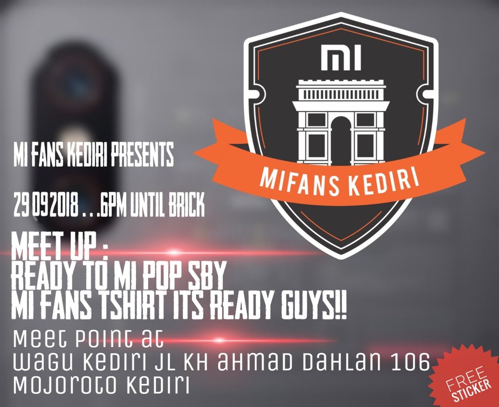 mifanskediri's tweet photo. Ramaikan kuy!!!

#mifans 
#mifansindonesia 
#mifanskediri 
#antibootloop 
#mifansmeetup https://t.co/RZD3wfARVb