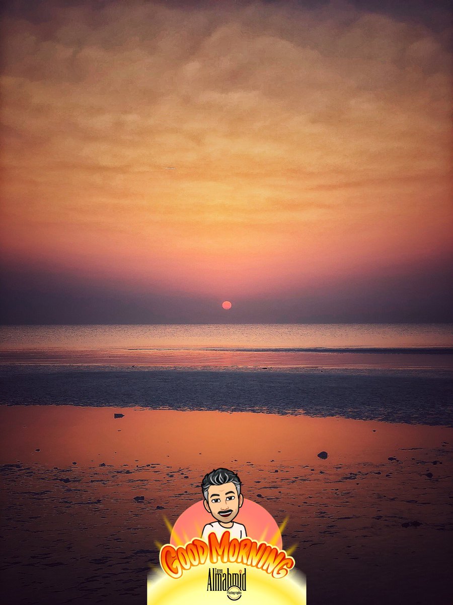 Almahmid's tweet photo. #goodmorning #Kuwait #bnaider #sunrise #iPhonephotography #FridayMotivation https://t.co/ZyUaDRV3kJ